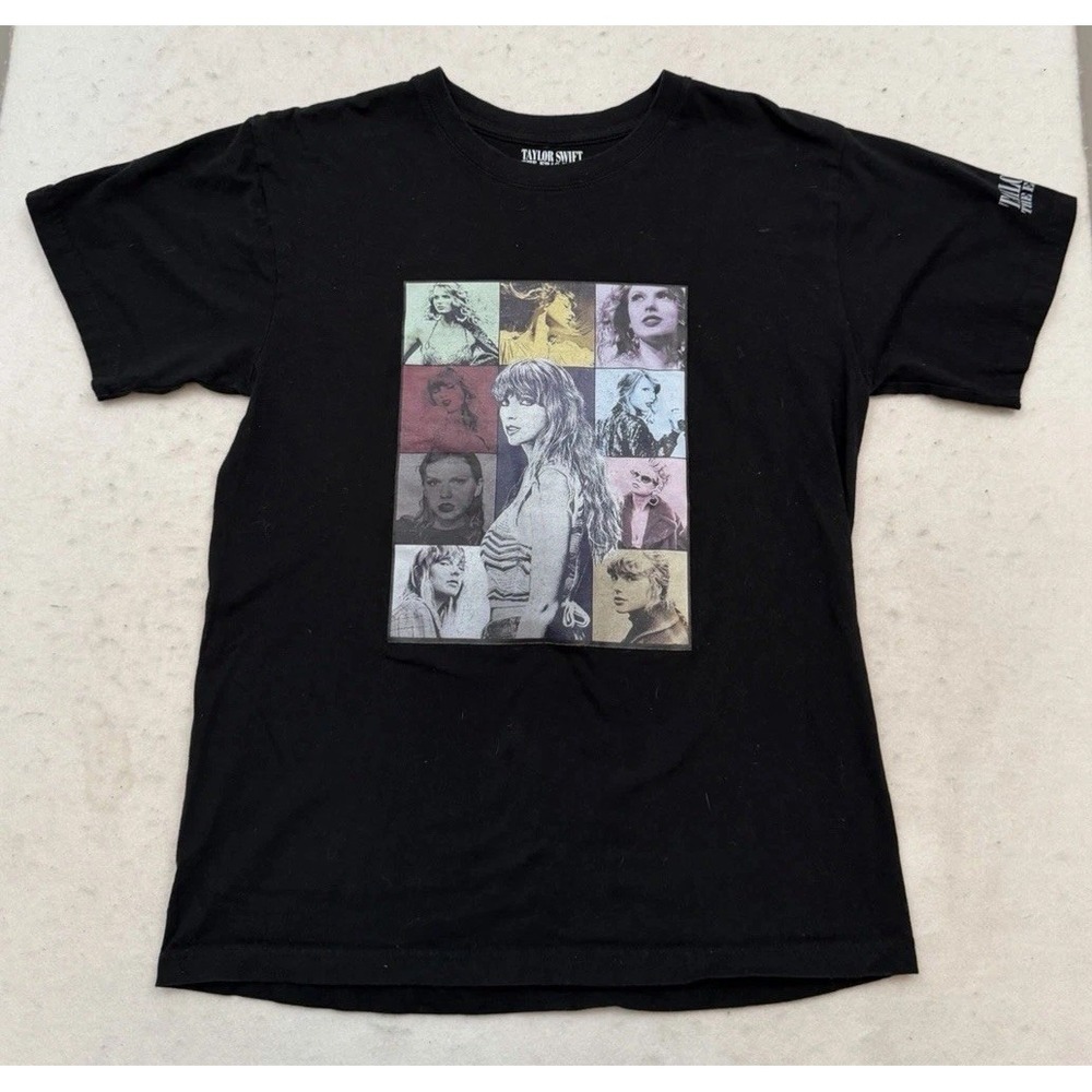 Taylor Swift The Eras Tour Black Concert T-Shirt Size Medium Official AUTHENTIC